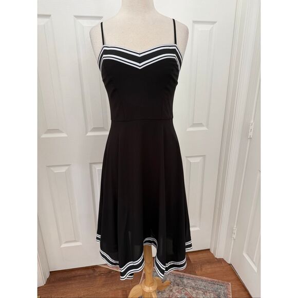 Ted Baker Strappy Asymmetric Hem Sundress Fit & Flare Dress Kahmen Size 3 NWT 8 - Picture 1 of 8